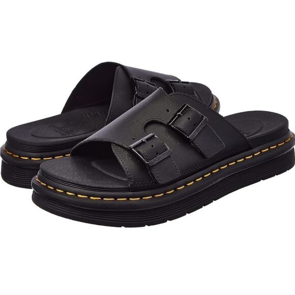 BRAND NEW Dr. MARTENS UNISEX DAX SLIDE HYDRO B SANDAL - Picture 2 of 16